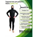 Гидрокостюм для дайвинга с шлемом Marlin SAFARI 7 мм Black XL, черный
