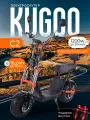 Электроскутер Kugoo Kirin C2, 2 колеса, чёрный, максимальная нагрузка 200 кг