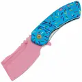 Складной нож Kansept knives M+Korvid T2030B7U, сталь 154CM, рукоять Blue Donut Aluminum