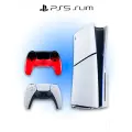 Игровая приставка Sony PlayStation 5 slim (версия с дисководом) + 2-й геймпад красно-черный (Techno Red)