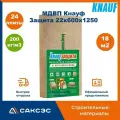 Мягкие древесноволокнистые плиты (мдвп) КНАУФ Защита 22х600х1250, 18 м2, 24 плит / Теплоизоляция звукоизоляция Кнауф