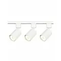 Трековый светильник (Набор 3шт) однофазный потолочный TR76 под лампу GU10 с шинопроводом белый ЭРА
