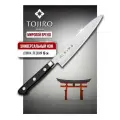 Нож кухонный Tojiro F-651, 26.5x2.8 см, лезвие: 15 см, черный