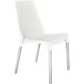 Стул Sheffilton SHT-S75 белый/хром лак