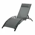 Шезлонг 171х64х82 см текстилен