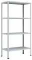 Стеллаж металлический Пакс металл 1800x750x300 мм 4 полки