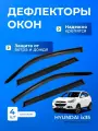 Дефлекторы окон HYUNDAI ix35 (2010-2015) кроссовер / Хёндай Хёндэ i35