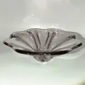 Ваза для десерта (фруктовница)светлого фиолетового оттенка, стекло