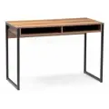Письменный стол Лайфмебель Леон Лофт дуб делано темный / черный матовый