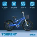 Детский велосипед TORRENT Drive (Дорожный, 1 скорость, рама сталь, колеса 20, корзина)