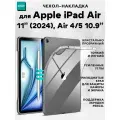 Чехол накладка ESR Project Zero Soft Case для Apple iPad Air 11 (2024) / Air 5 / iPad Air 4 10.9- Clear, прозрачный