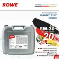 Моторное масло ROWE HIGHTEC SYNT RS DLS 5W-30 (20 л)