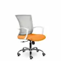 Офисное кресло UTFC СН-800 Энжел белый хром СР TW71/Е105-к (Серебристое/Оранжевое)
