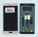 Дисплей (матрица + тачскрин) для Huawei Honor 6X / GR5 2017 золотой, Диагональ 5.5, 1920x1080 (Full HD)