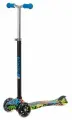 Самокат для детей Novatrack RainBow Start Graffiti, свет. колеса PU пер.120*24 задн.80*2