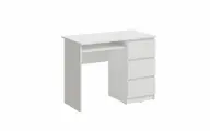Челси Стол письменный (Ш) (Белый глянец холодный, белый) (Миф)