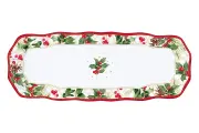 Блюдо 37х14см овальное Рождественские ягоды в подарочной упаковке EL-R1482/CHBE