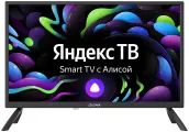Телевизор LED Digma 24 DM-LED24SBB31 Яндекс. ТВ черный HD 60Hz DVB-T DVB-T2 DVB-C DVB-S DVB-S2 USB WiFi Smart TV