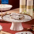 Блюдо новогоднее для торта на ножке 21 см, Toy's Delight, Villeroy & Boch, Премиум-Фарфор