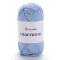 Пряжа Macrame YarnArt, голубой - 133, 100% полиэстер, 6 мотков, 90 г, 130 м.