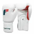 TITLE Boxing, Fighting Gloves, Боксерские перчатки для боев, цвет белый, размер 14 oz (37см)