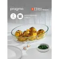 Овальная форма для запекания из жаропрочного стекла Pragma Tepta, 2 л