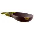 Салатник Баклажан, длина 24,5 см, цвет фиолетовый, керамика, Bordallo Pinheiro, BOR65020322