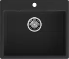 GRANFEST Мойка URBAN 658 1-чаша 580*490мм черный арт. GF-UR-