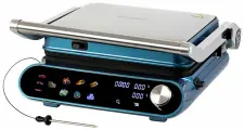 Гриль Endever Grillmaster-255 (90712) серебристый/голубой