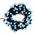Гирлянда светодиодная Мультишарики 17,5мм 20м 200 LED синий черный ПВХ IP65 постоянное свечение 230В (блок управления в комплекте)