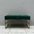 Банкетка в прихожую для обуви 100х35х55см с ящиком для хранения STEEL MEBEL (БПБ-004) Обувница с сидением