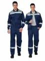 Костюм рабочий мужской Пантеон СОП лето синий/серый 112-116 / 182-188 80% п/э, 20% х/б (во отделка). спецодежда