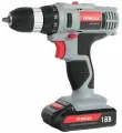Аккумуляторная дрель-шуруповерт Победа ДА-18/2 Ли