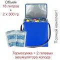 Сумка-холодильник EASY 18л. + 2 гелевых хладоэлемента по 300 гр. Comfort Address