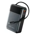 Внешний аккумулятор Vention 20000mAh(USB-C + USB-C/USB-A) со встроенным кабелем 65W с LED дисплеем