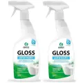 Grass Gloss, Чистящее средство для ванной комнаты, 600 мл - 2 штуки