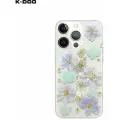 Чехол K-DOO Flowers iPhone 14 PRO Max, сиреневый
