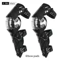 Красные налокотники для мотокросса, защита на локти мотоцикла, защитное оборудование для мотокросса, защитное снаряжение для езды на мотоцикле, Черный