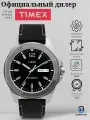 Наручные часы TIMEX, серебряный, черный