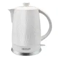 Чайник электрический Delta Lux DE-1022 из термостойкого фарфора, 1800 Вт, 1.8л белый