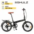 Складной велосипед SHULZ Easy Disk черный, колёса 20, 8 скоростей