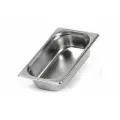 Гастроемкость из нержавеющей стали Rock Kitchen GN1/4-65 мм, 814-2. Металлический контейнер для еды. Пищевой контейнер из нержавеющей стали