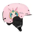 COPOZZ Полузакрытый лыжный шлем для взрослых и детей Розовый, l, Pink
