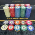 Керамические фишки профессиональные - номинал 100 - 25 штук