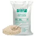 Наполнитель комкующийся Чистый котик тофу оригинал, 20 кг (45 л.)