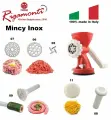 Итальянская мясорубка Mincy INOX с аксессуарами