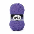 Пряжа Sport wool Nako, фиалка - 10287, 25% шерсть, 75% премиум акрил, 5 мотков, 100 г, 120 м.
