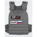 Жилет утяжелитель Steel Force (17кг) Space Grey