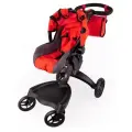 Коляска трансформер 2в1 для кукол, красная