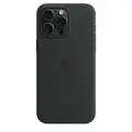Силиконовый чехол MagSafe для iPhone 15 Pro Max / Silicone Case Black / Черный